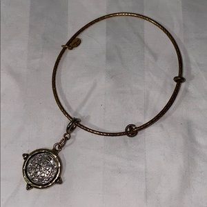 Alex & Ani Bracelet (RARE) with coin medallion